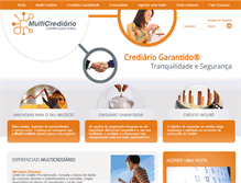 Tablet Screenshot of multi-credito.com